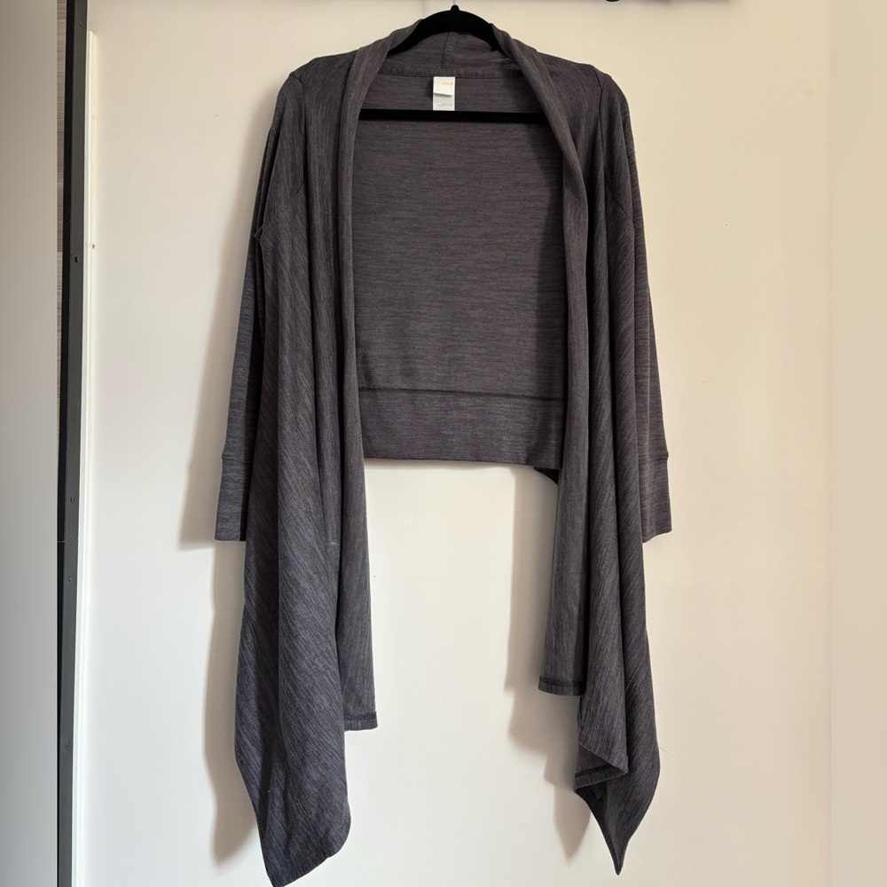 Lole Women's Gray Cardigan Sweater - Picture 6 of 10